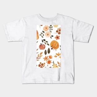 Autumn Palette: A Vibrant Artistic Expression Kids T-Shirt